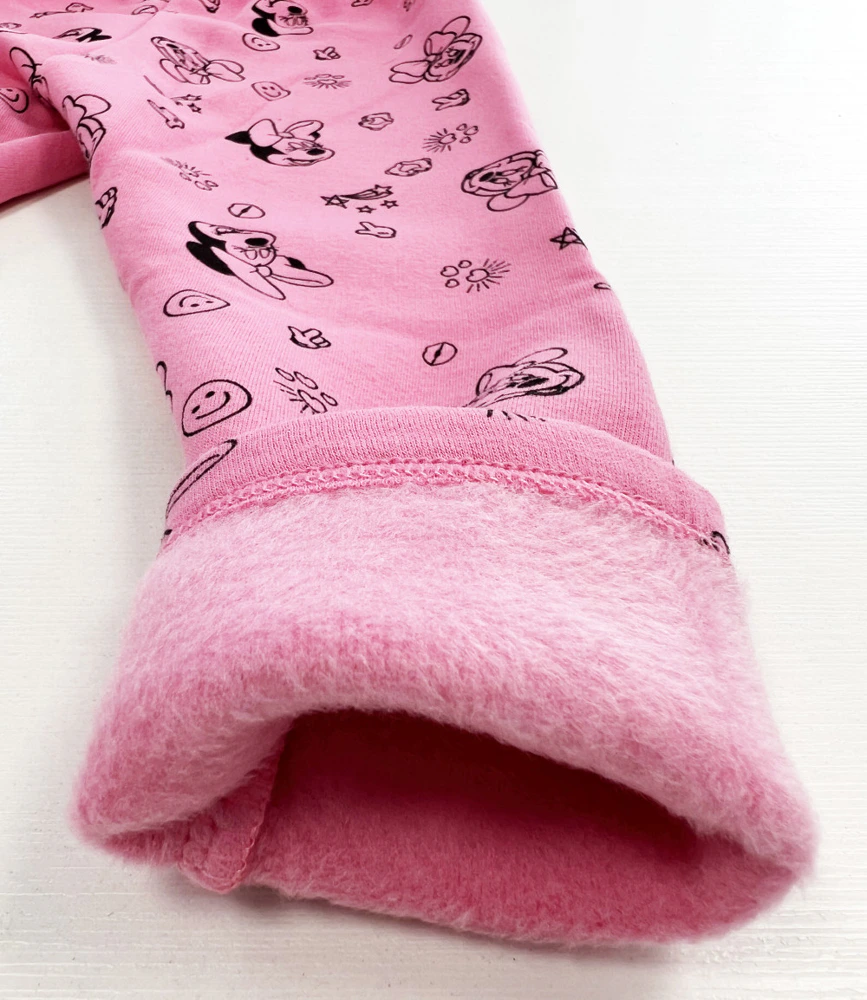 Disney Minnie Baby Leggings, Detail der warmen Innenseite