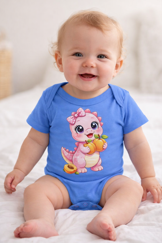Dino Baby Body Rosa Rexy – Süß und bequem für Babys