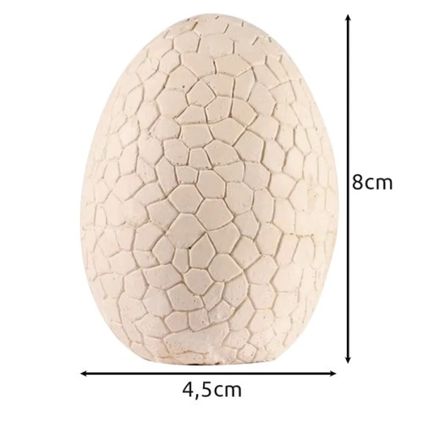 Dinosaurier-Ei Maße 8 × 4,5 cm