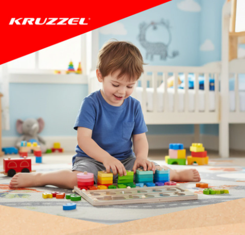 Kruzzel 26509 Lernspielzeug im Einsatz mit Kind